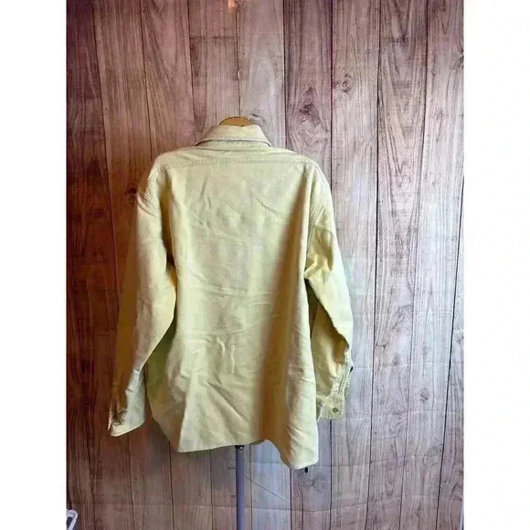 Vintage Woolrich Flannel Shirt Pale Yellow Men's Size XL Read Description - Picture 5 of 8